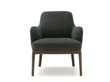 PRINCIPE MP.90/P - Fabric easy chair with armrests by Arte Brotto - view 2